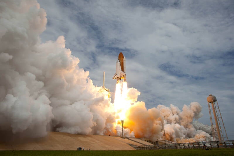 STS 135 launch