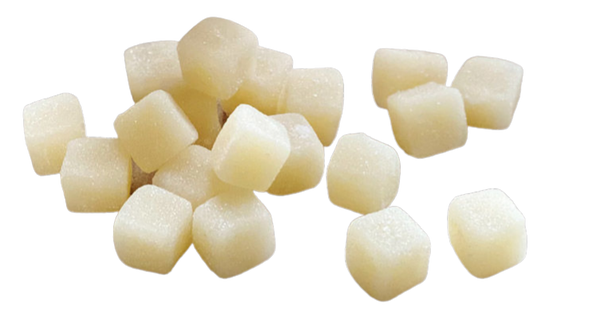 Kubusgommetjes Wit - peer - 1kg