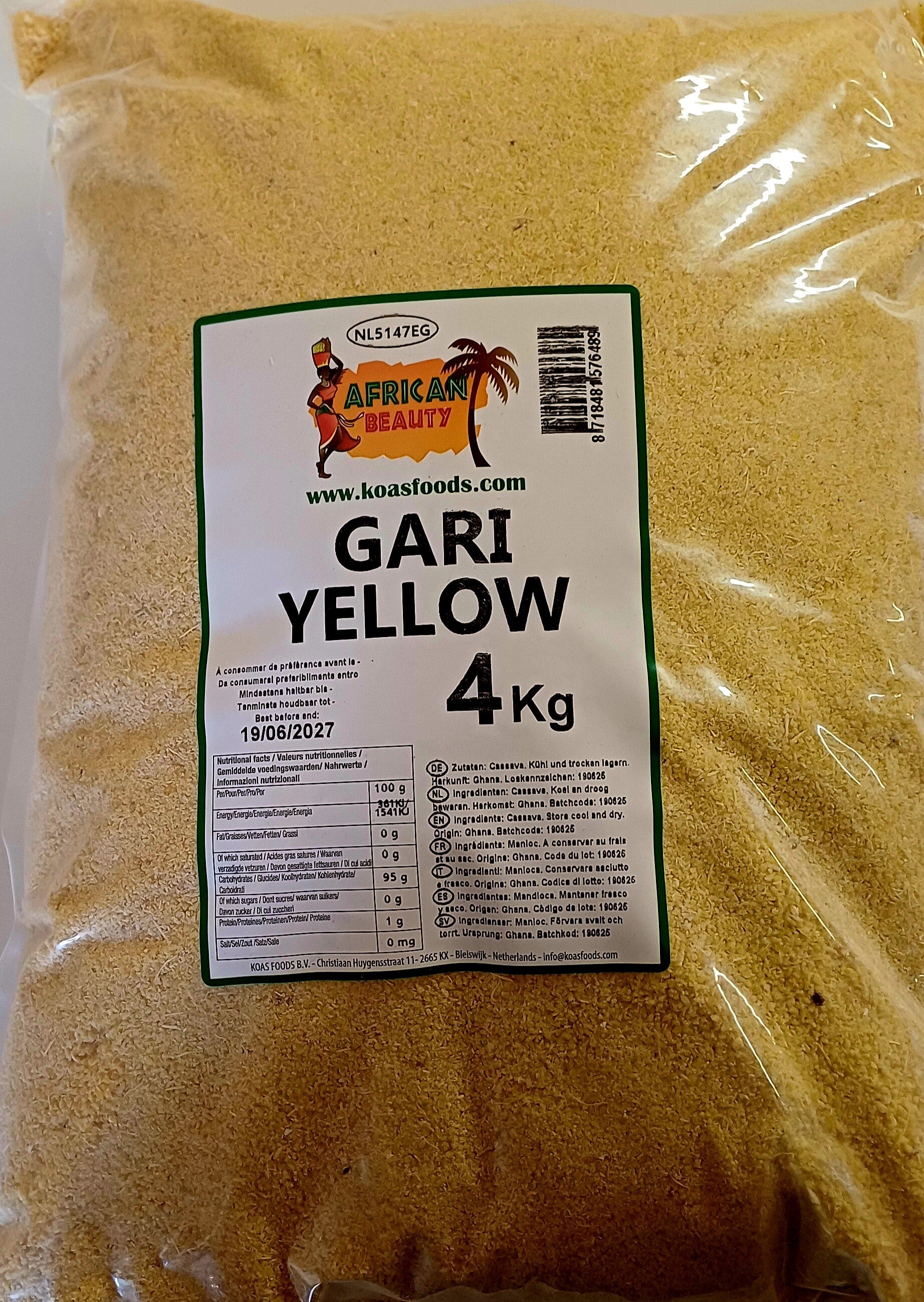 Gari Yellow 4 kg