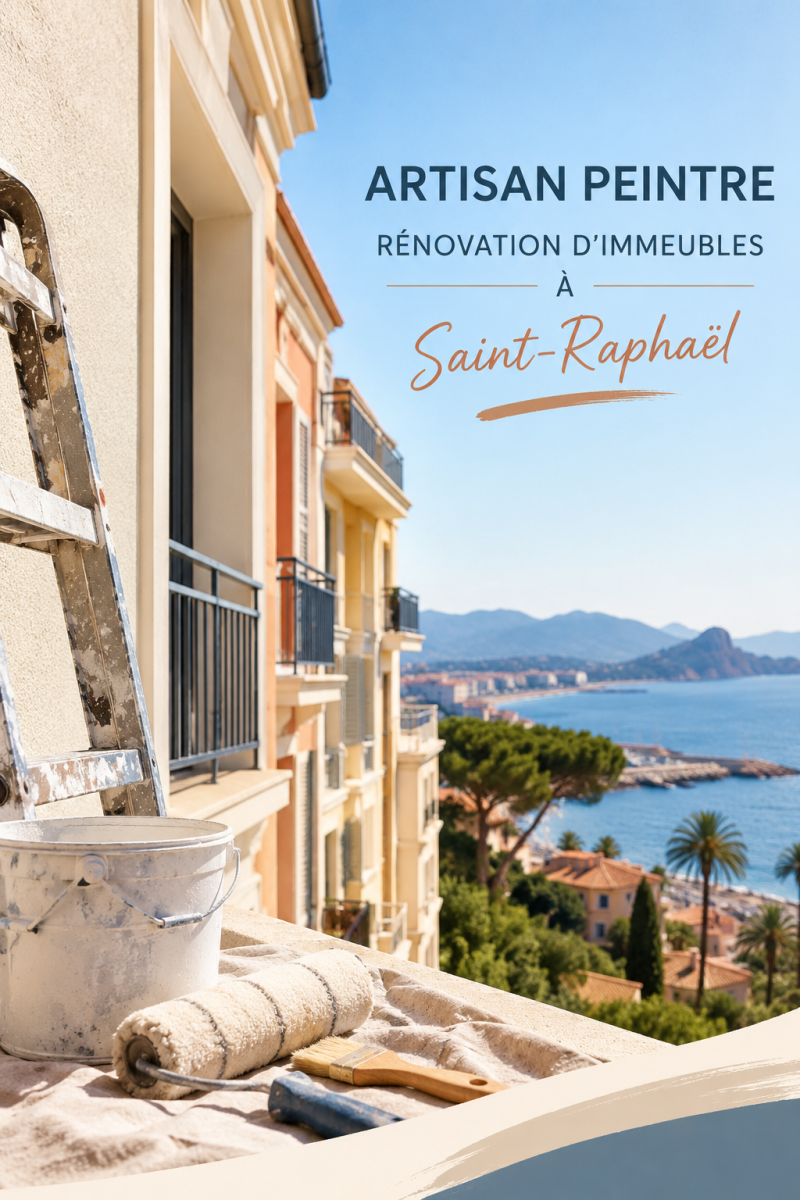 artisan peintre renovation immeuble a saint raphael