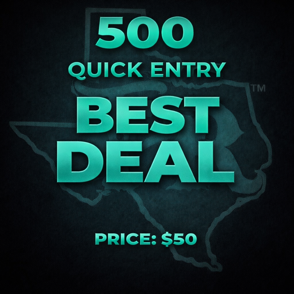 QUICK ENTRY (X500)
