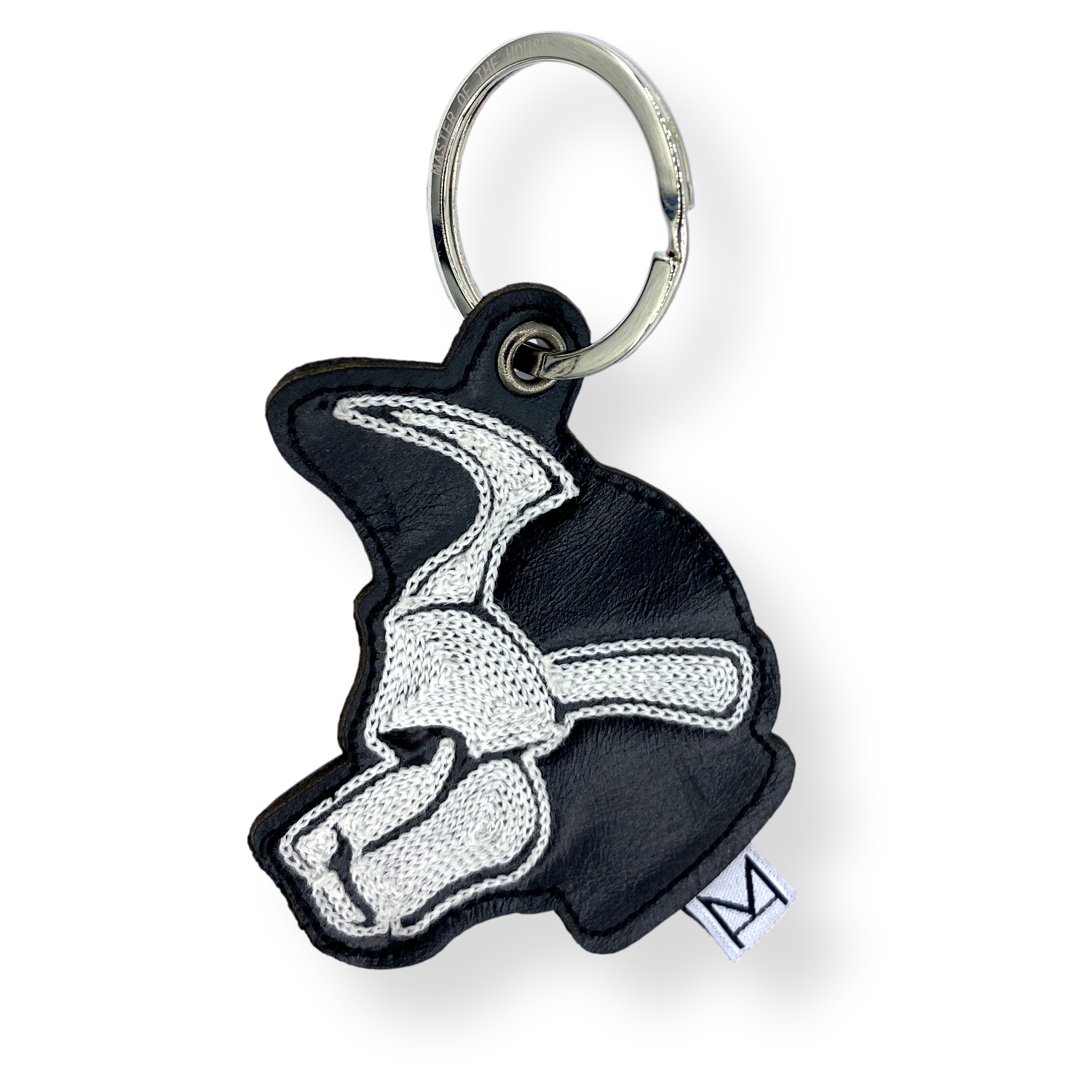 Leather Keyring - Puppy