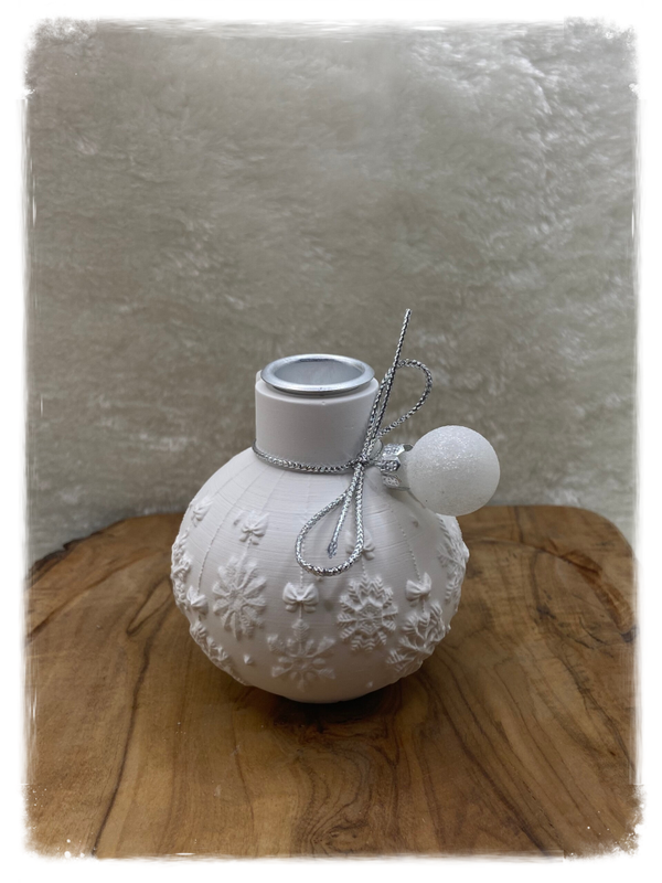 Weihnachtskugel für Stabkerzen