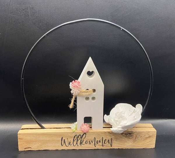 Aufsteller Willkommen