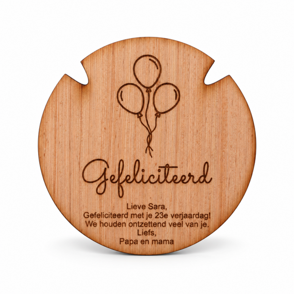 BORDJE GEFELICITEERD