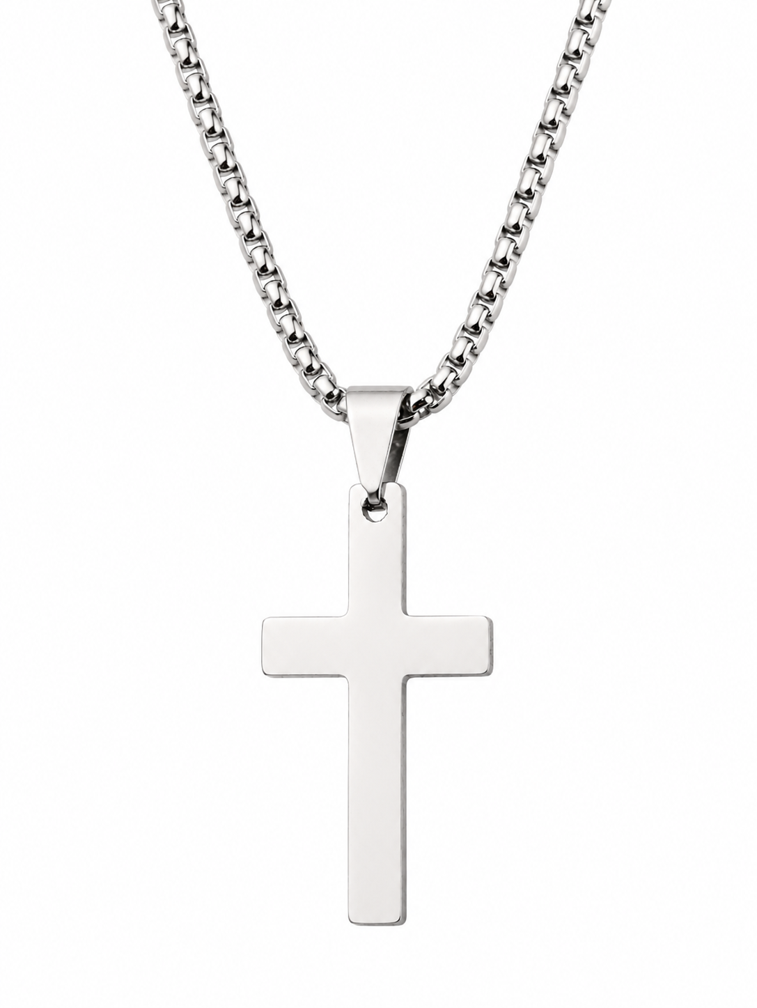 Heren ketting met kruis