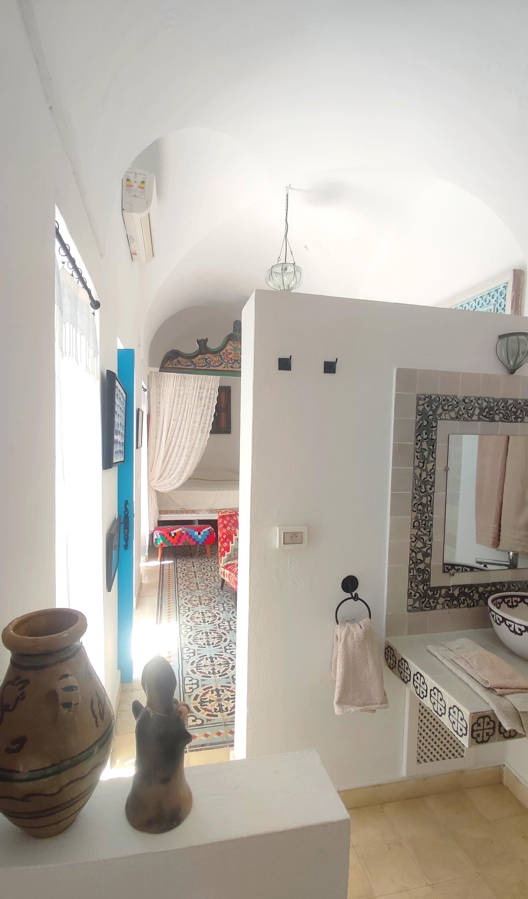 la salle de bain de plein pied