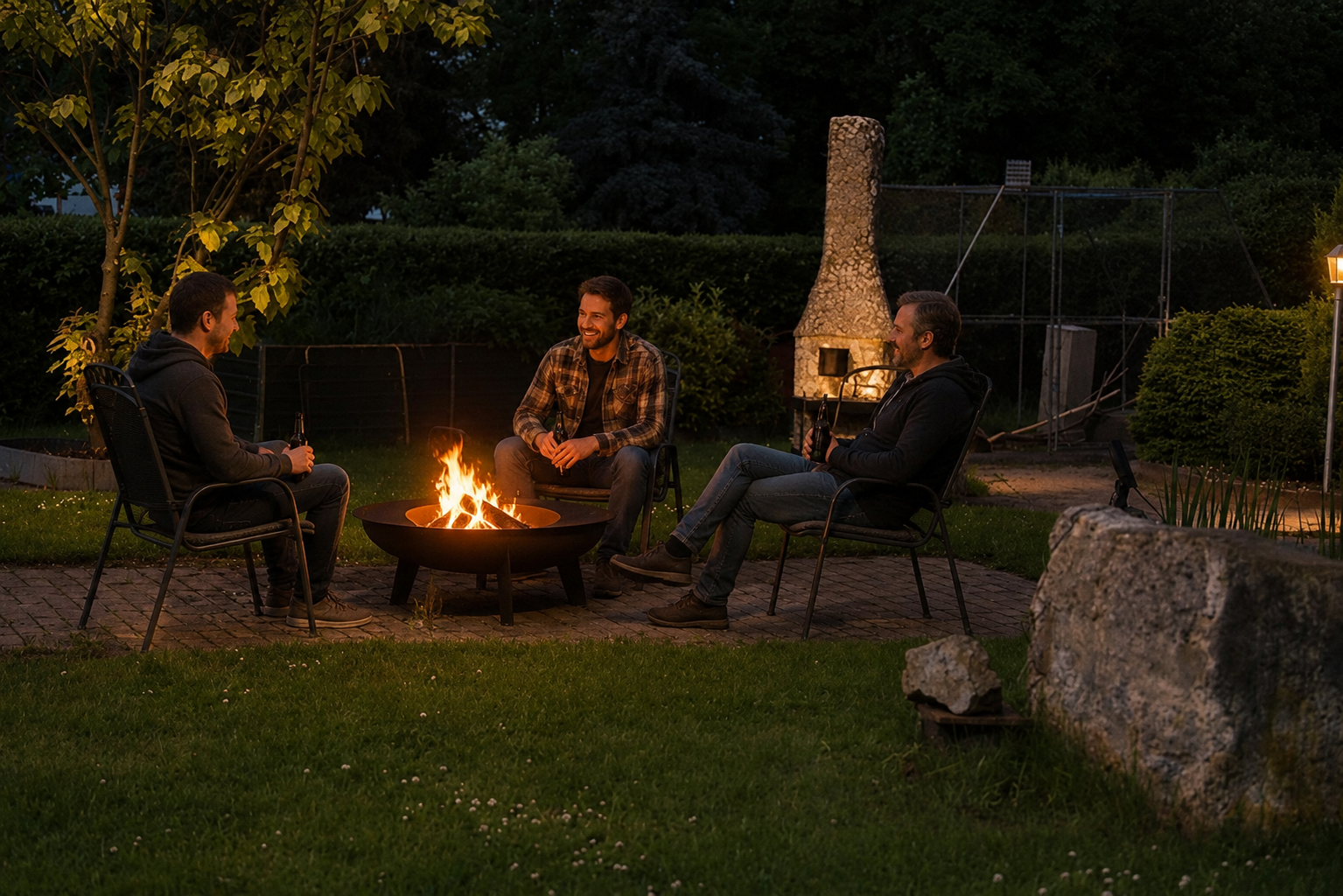 Feierabend auf dem Hof