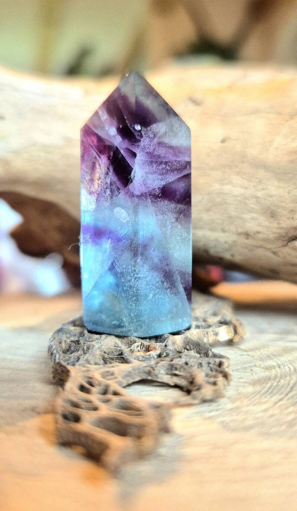 Regenbogenfluorit Spitze (China)