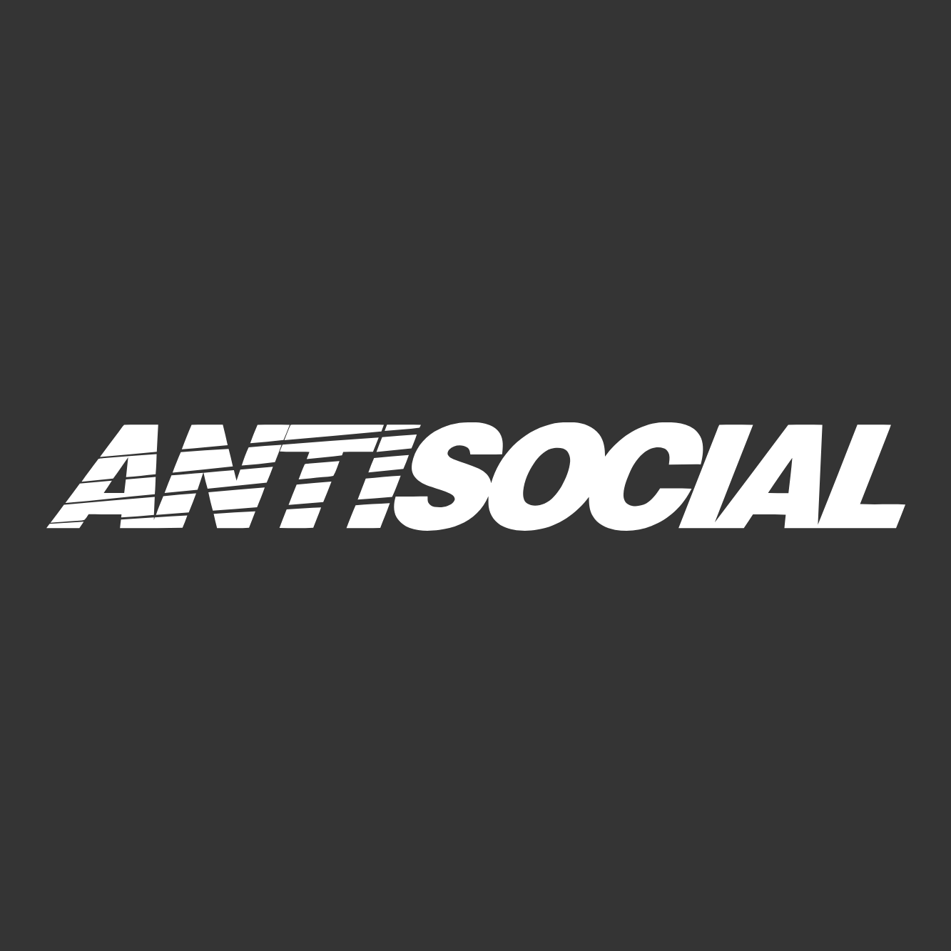 Antisocial 1 sticker