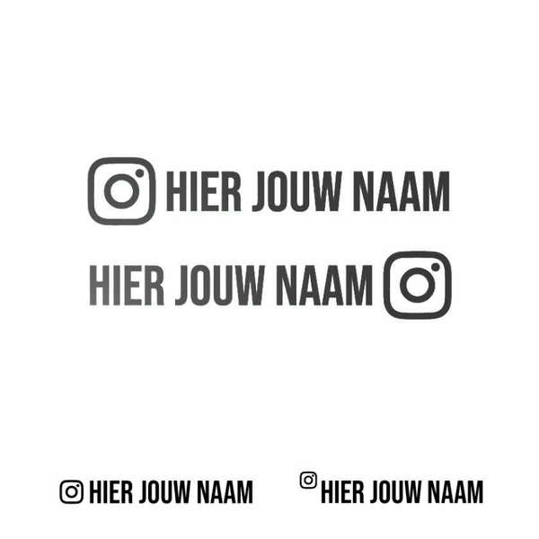 Instagram Sticker per 2 stuks