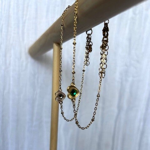 Geboorte steen enkelbandje