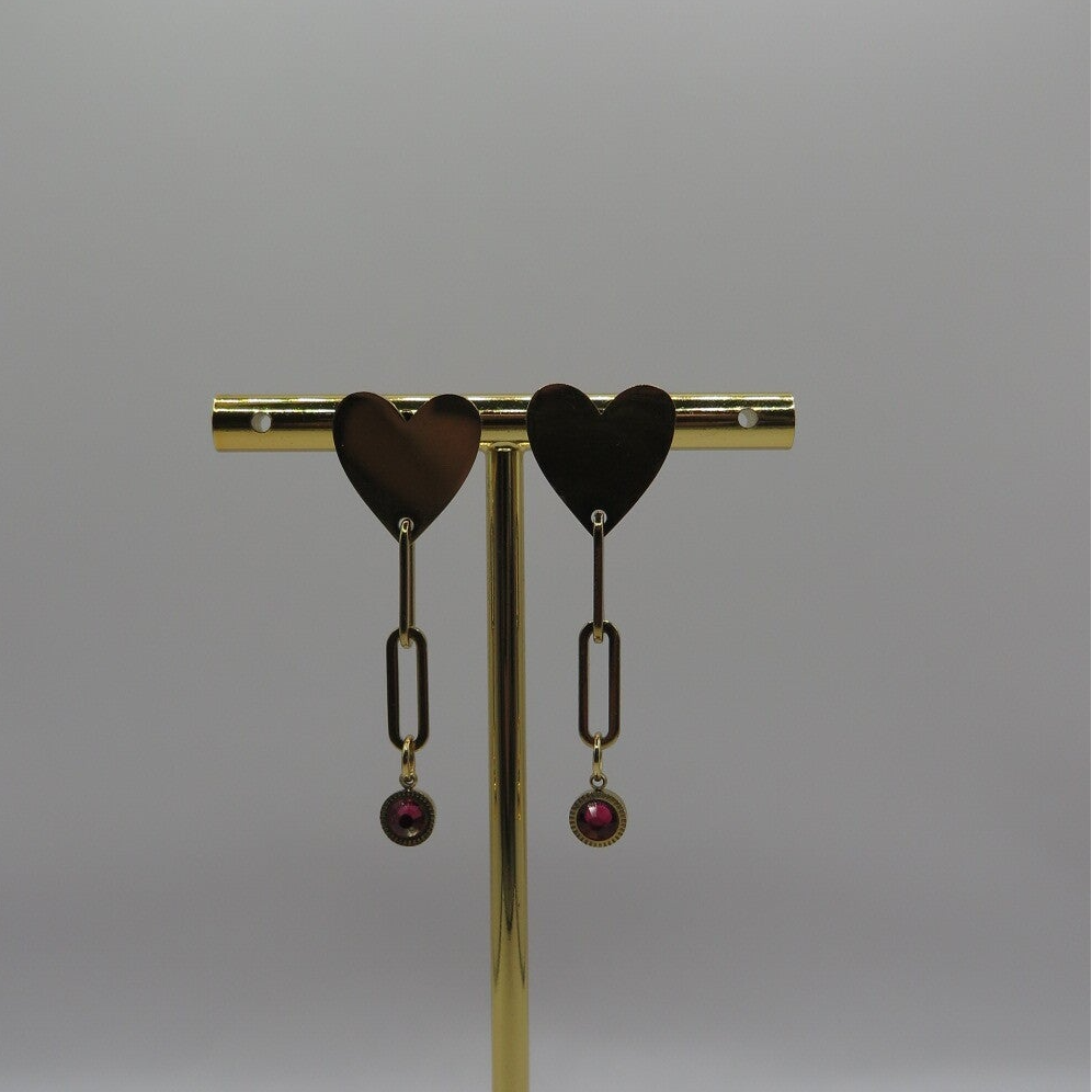 Birthstone heart