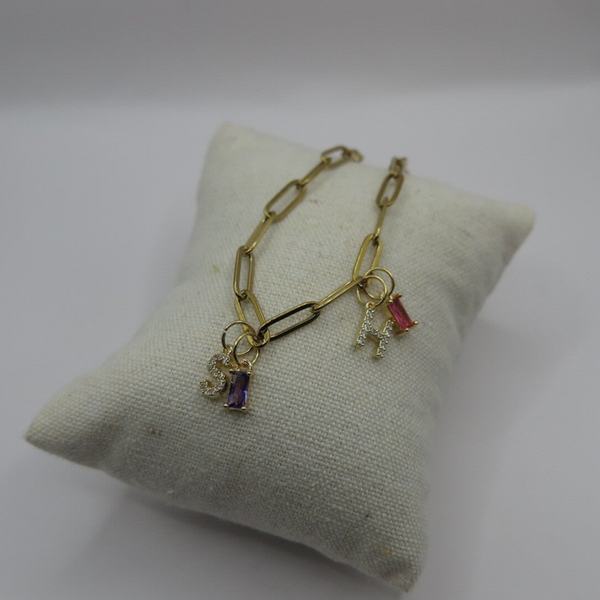Initiaal armband jasseron