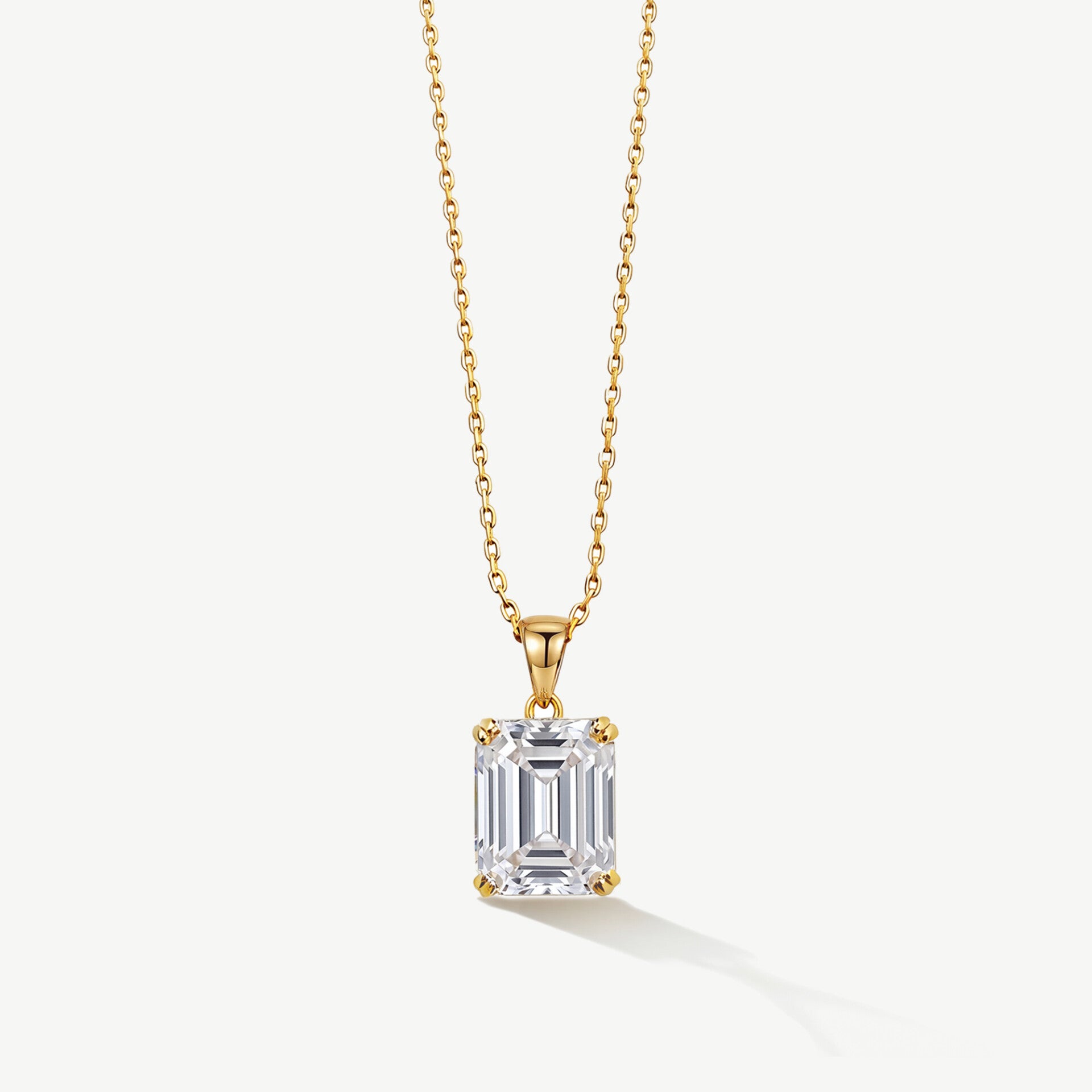Ascot Cubic Zirconia Bridal Gold Necklace