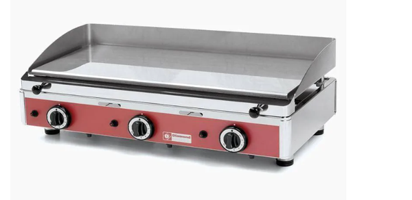 Bakplaat 75cm x 40cm Glad, Propaan