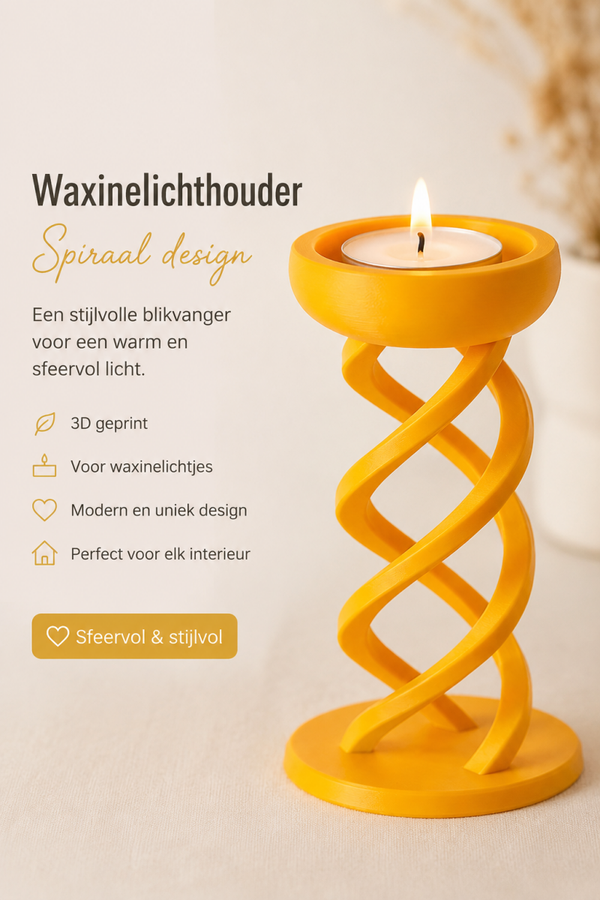 Spiraal Waxinehouder