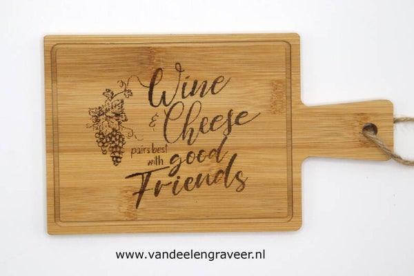 Bamboeplank met greep