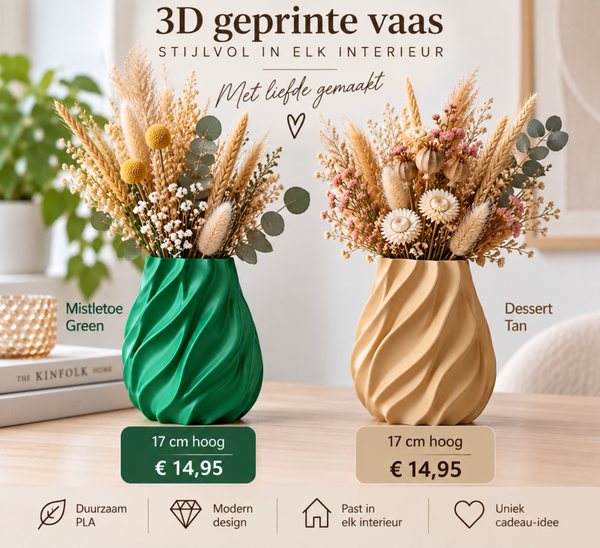 3D Geprinte vaas
