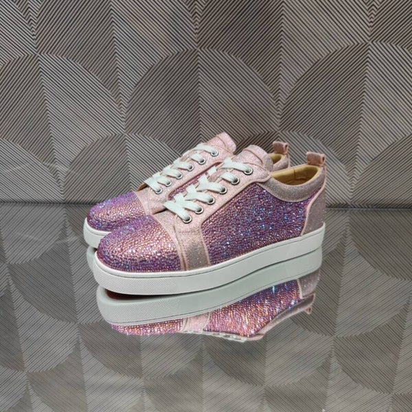 Christian Loboutin red bottom low top sneaker