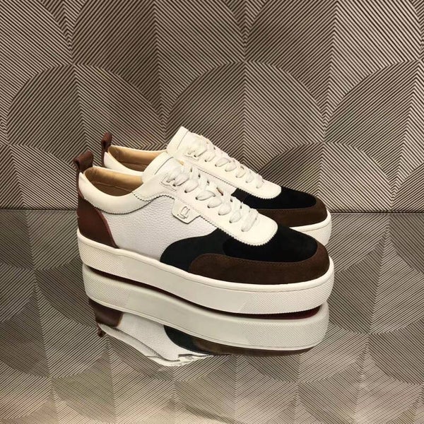 Christian Loboutin red bottom low top sneaker