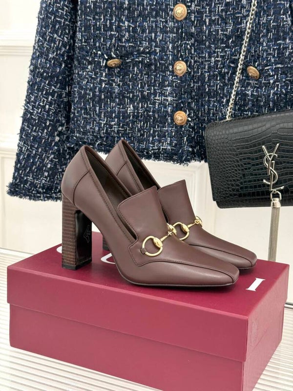 Gucci Horsebit Women's Block-Heel Pumps