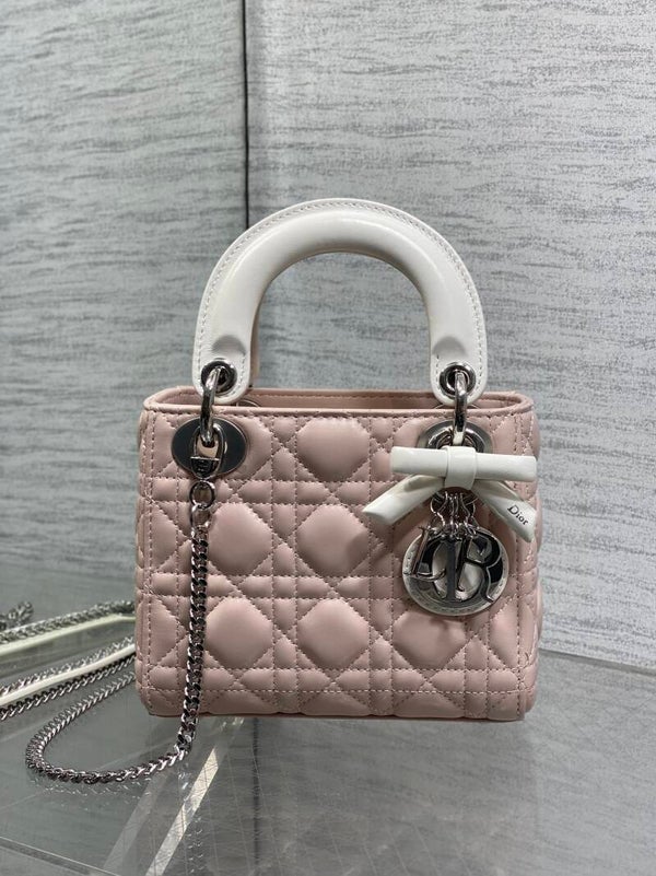 Lady Dior three-compartment mini bag