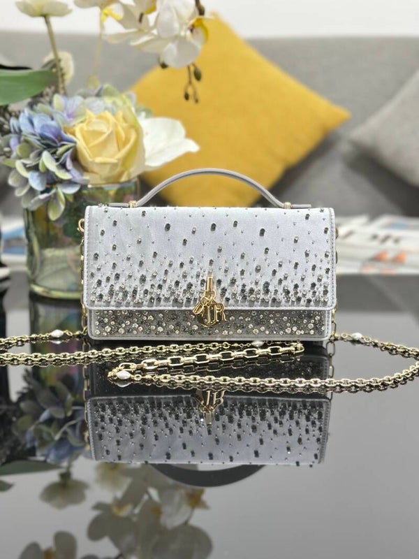 Miss Dior embroidered beaded handbag