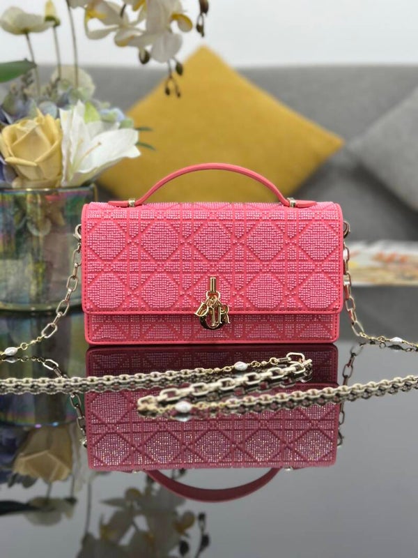 Miss Dior embroidered handbag