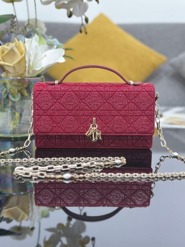 Miss Dior embroidered handbag