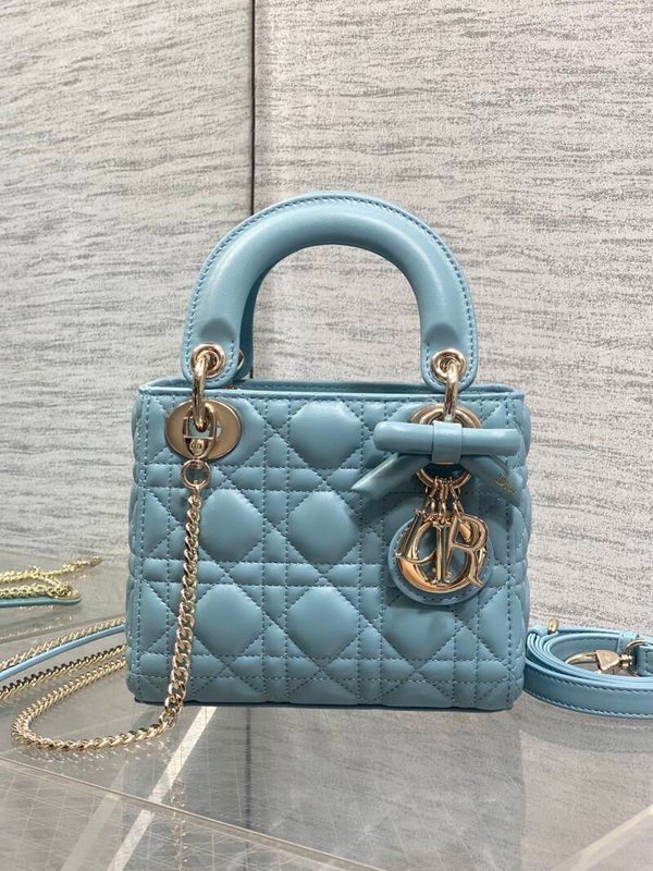 Lady Dior three-compartment mini bag