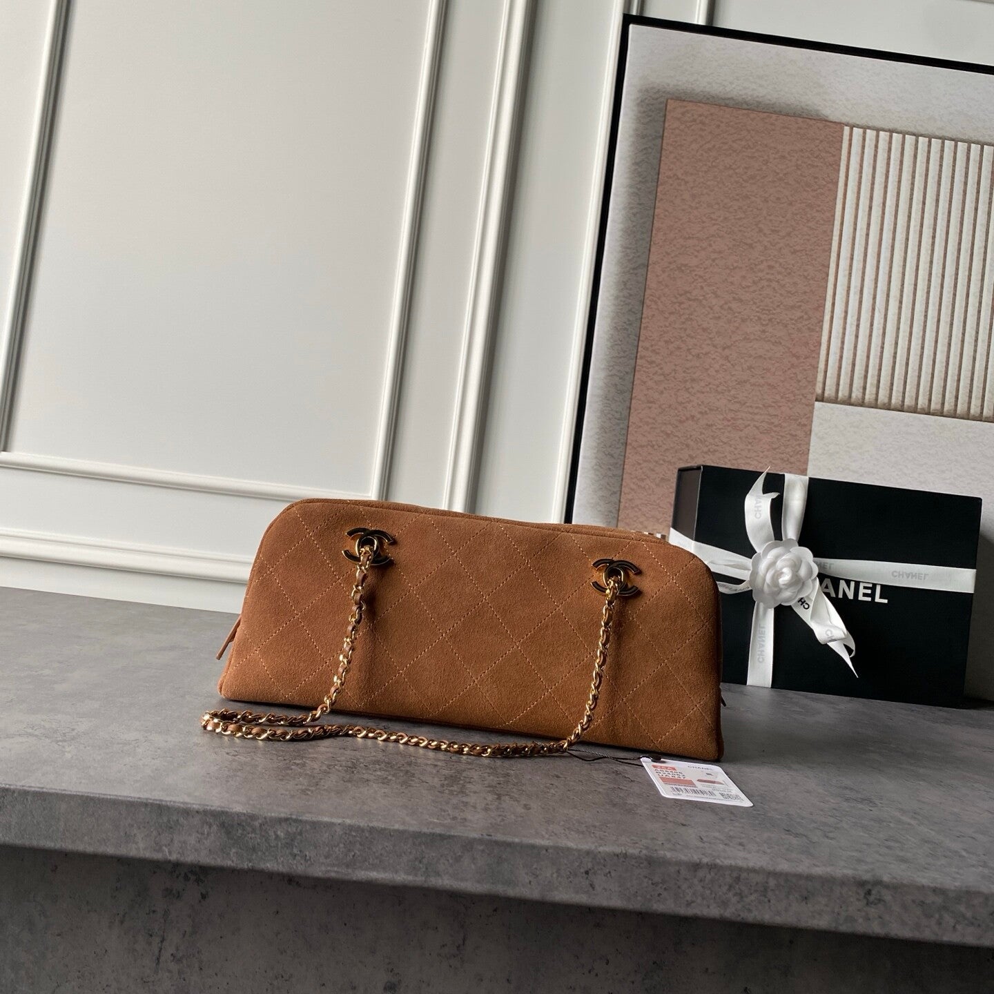 CHANEL AS6406 SUEDE BAG
