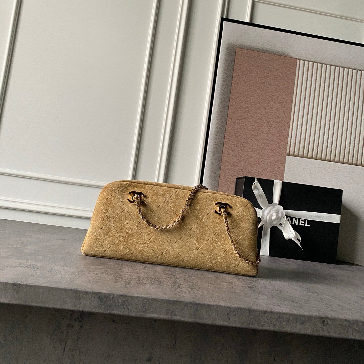 CHANEL AS6406 SUEDE BAG