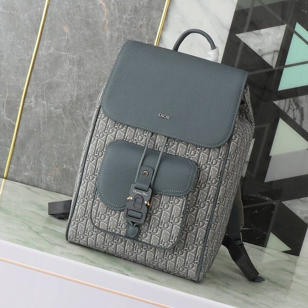 Dior saddle backpack with flap