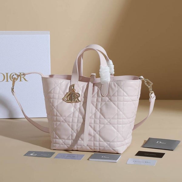 Medium Dior Toujours Vertical Tote Bag