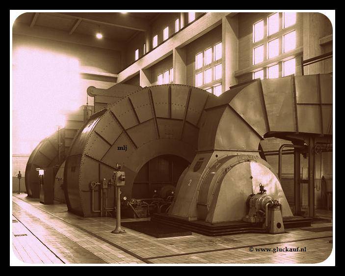 HOOFD VENTILATOREN STAATSMIJN EMMA 1970.© Stm./www.gluckauf.nl