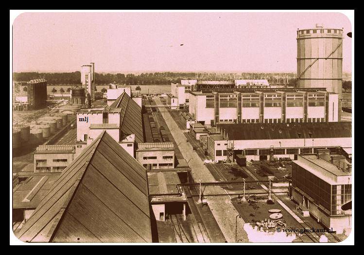 OVERZICHT STIKSTOFBINDINGSBEDRIJF SBB 1934.© Stm./www.gluckauf.nl