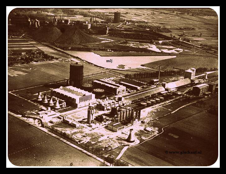 LUCHT OPNAME STIKSTOF BINDINGSBEDRIJF SBB 1930.© www.gluckauf.nl