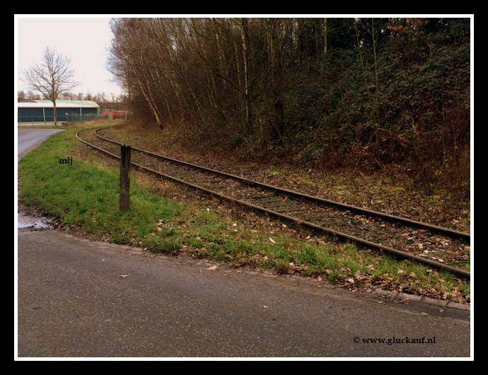 Spoor bij het voormalige Mijn Julia. © www.gluckauf.nl