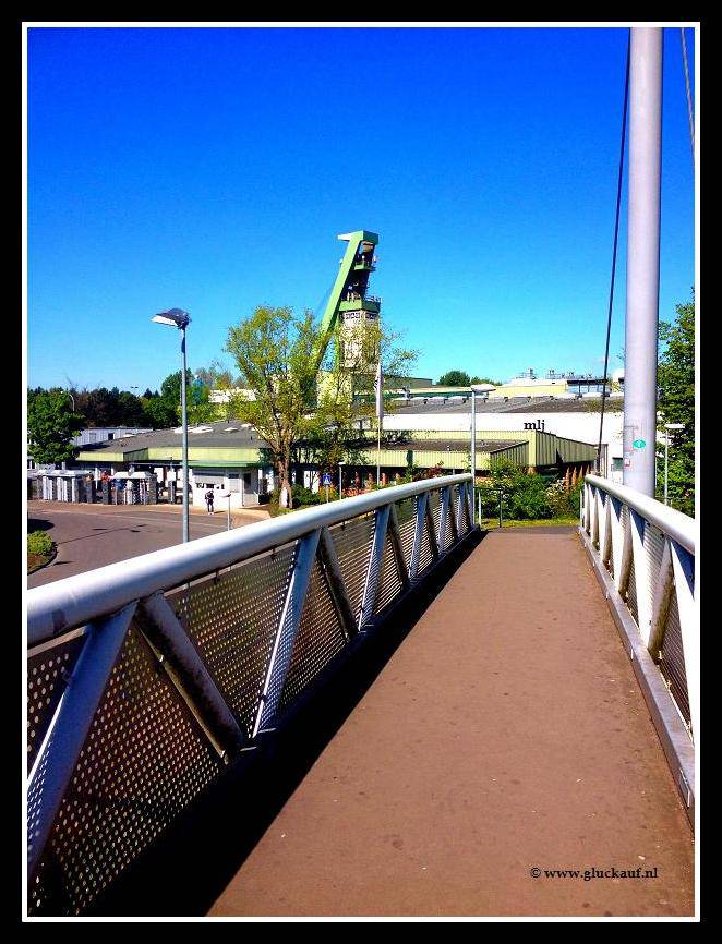 De loopbrug naar de Mijn. © www.gluckauf.nl