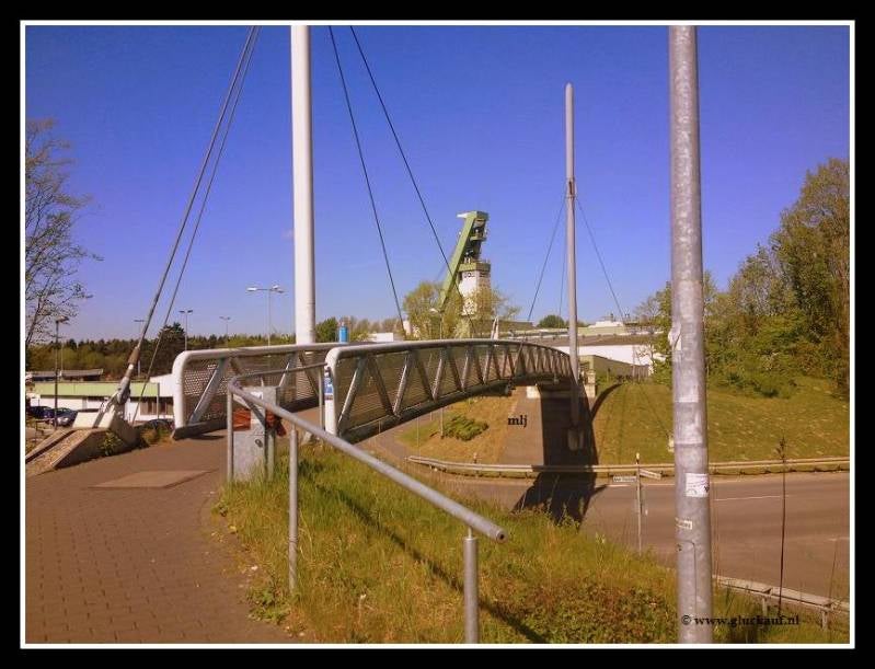 De loopbrug naar de Mijn. © www.gluckauf.nl