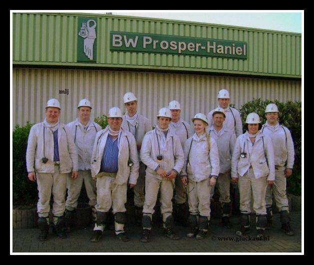 Groepsfoto nadat we boven zijn gekomen. © www.gluckauf.nl
