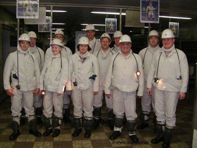 De groepwaar we me naar beneden zijn geweest. © www.gluckauf.nl