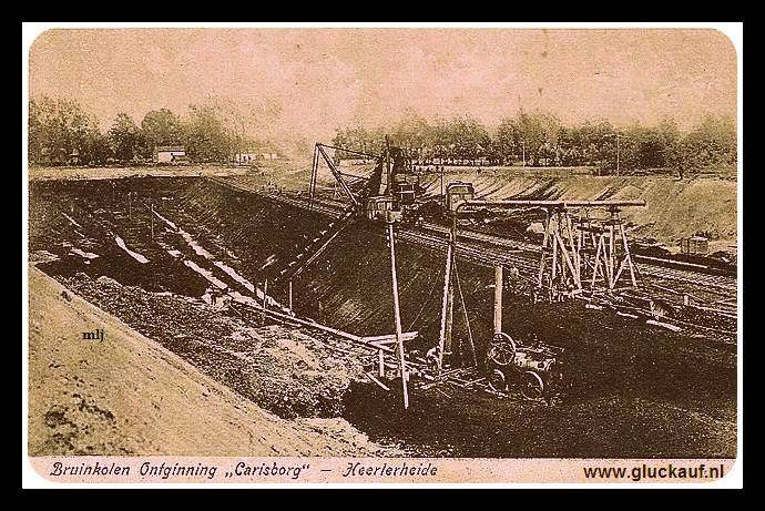 Bruinkool groeve Carisborg. © www.gluckauf.nl