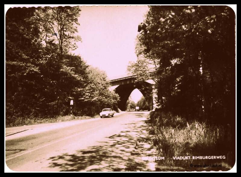 Brunssum Viaduct Rimburgerweg fotokaart.© E.Hager/www.gluckauf.nl