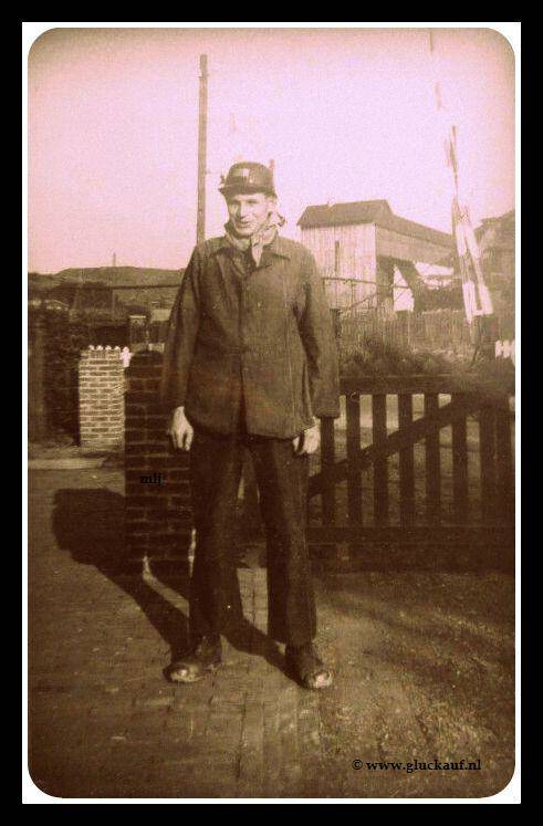 NIEUW! Mijnwerker Frans Graat Houwer op de O.N 2. © Graat./www.gluckauf.nl