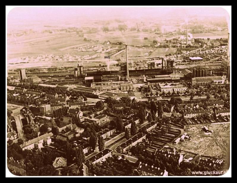 Luchtfoto van de Stm. Emma uit 1952.© Bos./www.gluckauf.nl