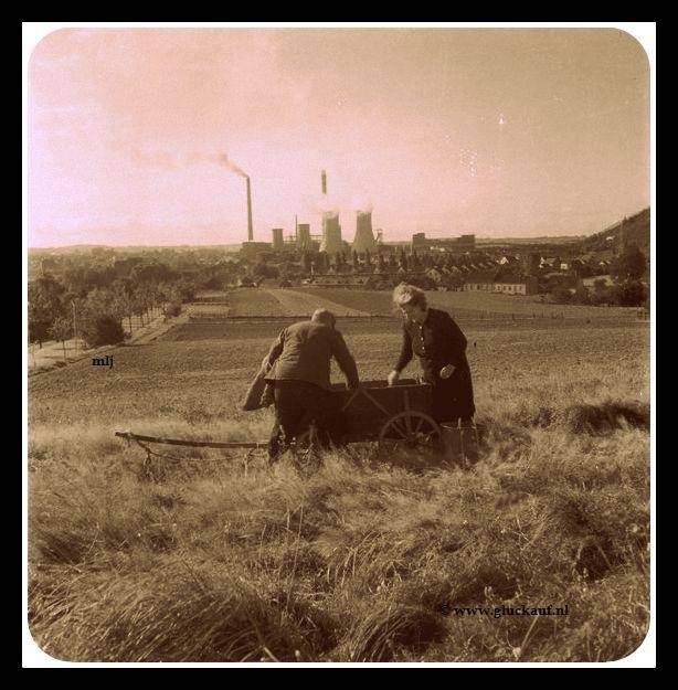 Op de achtergrond de O.N 1 Mijn uit 1955.© D.Kruger.© www.gluckauf.nl