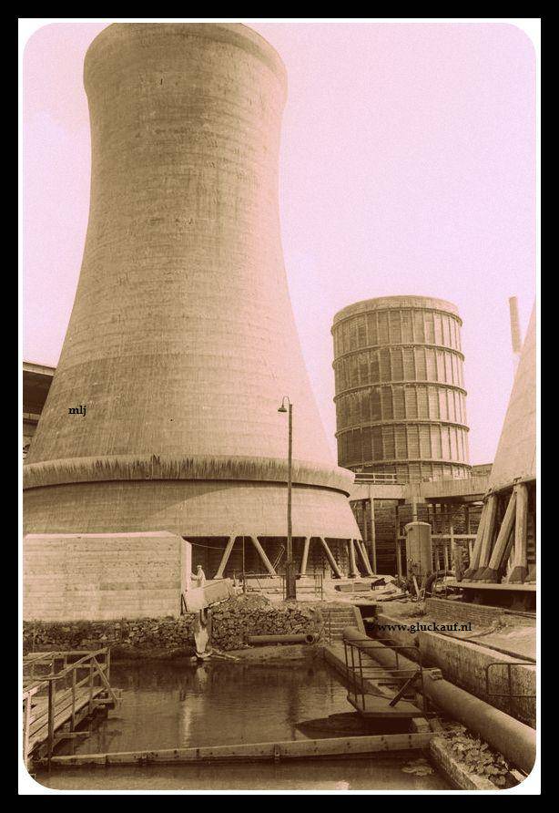 NIEUW! Koeltorens van O.N I 1952-1953. © N.Jesse./www.gluckauf.nl
