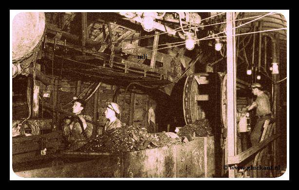  Laadplaats op de 540 meter verdieping van de Mijn Julia.© www.gluckauf.nl